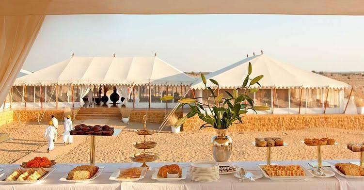 Golden Sandstone Hotel Desert Safari Camp ไจซัลเมอร์ ภายนอก รูปภาพ